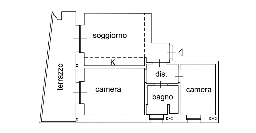 planimetria via pasolini 66